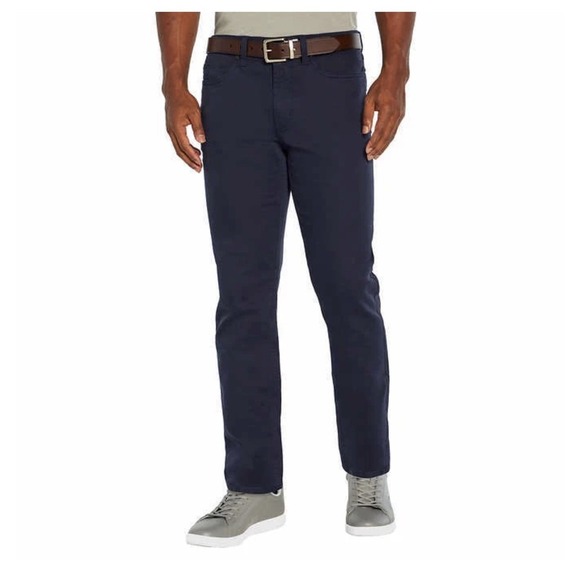 Banana Republic Other - Banana Republic Traveler Pants Mens 38x29 Navy Blue Slim Straight Excellent
